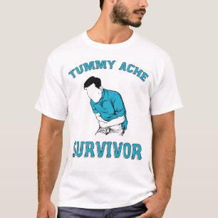 Camiseta Graciosa Sobreviviente De Ache Tummy Para Regalos 