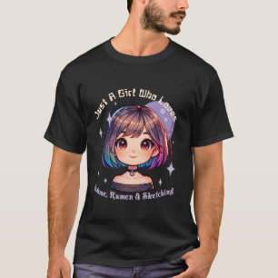 Camiseta graciosa sonrisa de emoción chica lindo heh para e