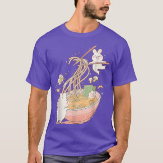 Camiseta Graciosa Sopa de fideos de conejo conejo Ramen, An