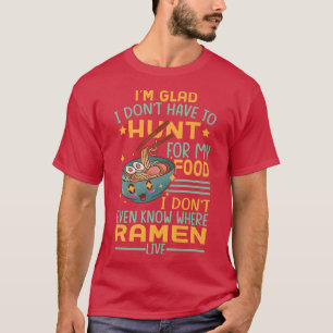 Camiseta Graciosa sopa de fideos de Ramen comida japonesa 6