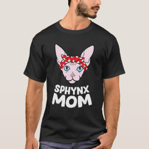 Camiseta Graciosa Sphynx Kitten Mamá Sphynx Mamá Sphynx Ca