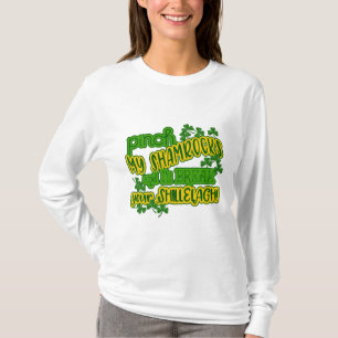 Camiseta Graciosa St. Patrick's Women Shamrock Shillelagh