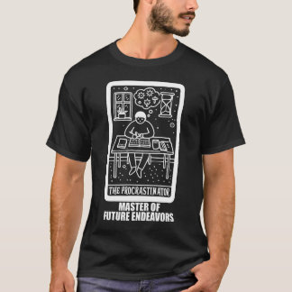 Camiseta Graciosa Tarjeta Tarot El Procrastinador