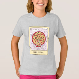 Camiseta Graciosa Tarjeta Tarot Pizza