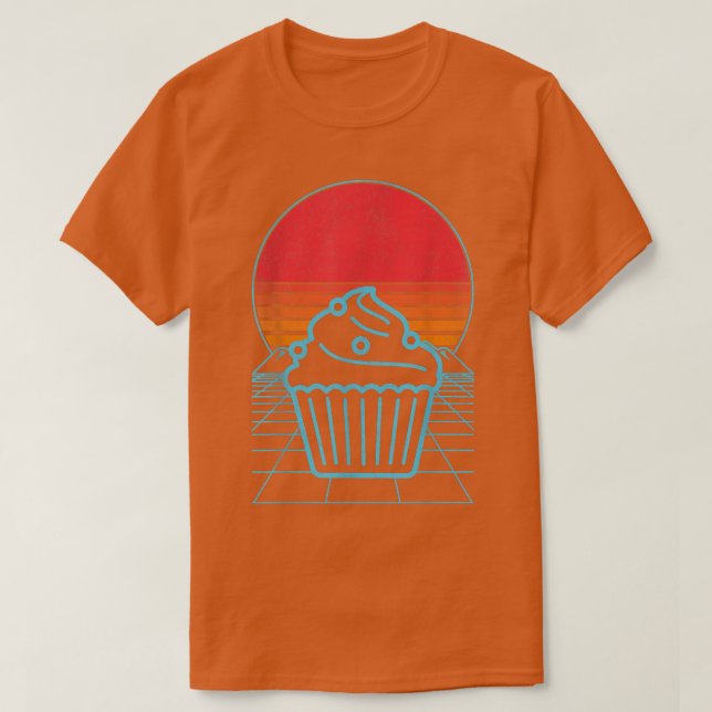 Camiseta Graciosa tarta de pastelería panadera Lover 80s 90 (Diseño del anverso)