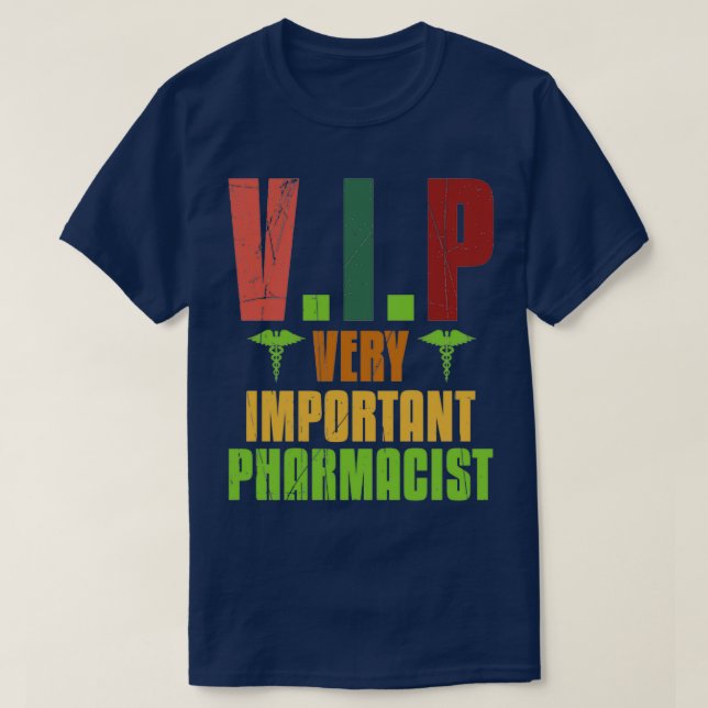 Camiseta Graciosa Técnica Farmacéutica Muy Importante (Diseño del anverso)