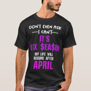 Camiseta Graciosa temporada de impuestos impuesto a pagador