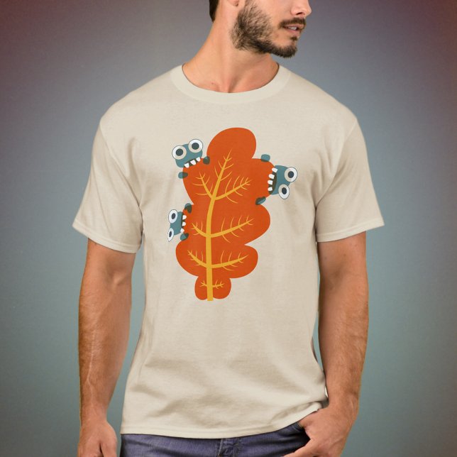 Camiseta Graciosa temporada de otoño de otoño de otoño en l (Subido por el creador)
