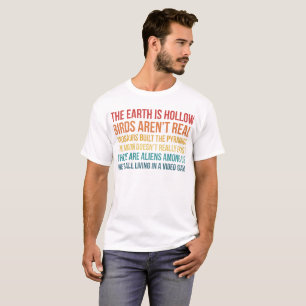 Camiseta Graciosa teoría de conspiración alienígena sobr