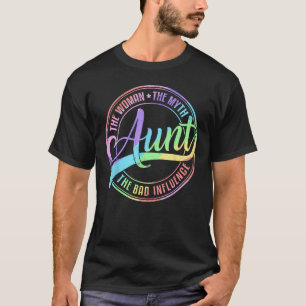 Camiseta Graciosa tía Vintage tía Mujer Mito Mala Influenci