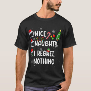 Camiseta Graciosa traviesa, me arrepiento de nada Navidades