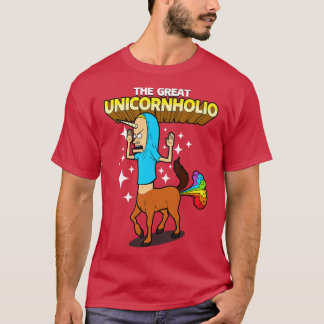 Camiseta Graciosa unicornio Farting Rainbow Retro 90's toon