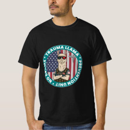 Camiseta Graciosa Unidad de Prevención de Trauma Llama Cami