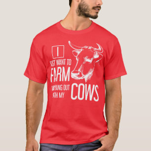 Camiseta Graciosa vaca de cría de novillos