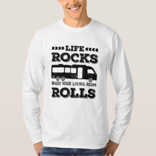 Camiseta Graciosa vida roca regalo para entusiasta de RV