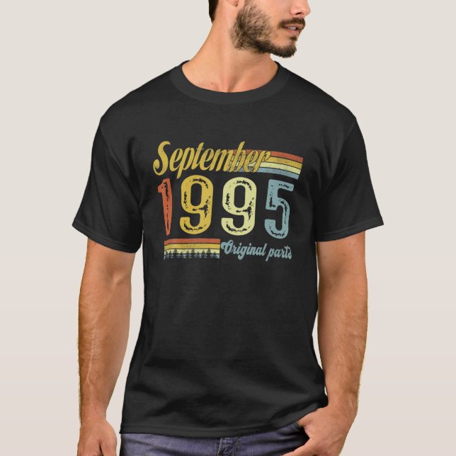 Camiseta Graciosa Viñeta De Cumpleaños 26 Septiembre 1995 A (Anverso)
