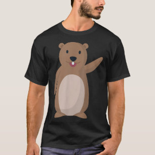 Camiseta graciosa y graciosa del Día de la Marmota