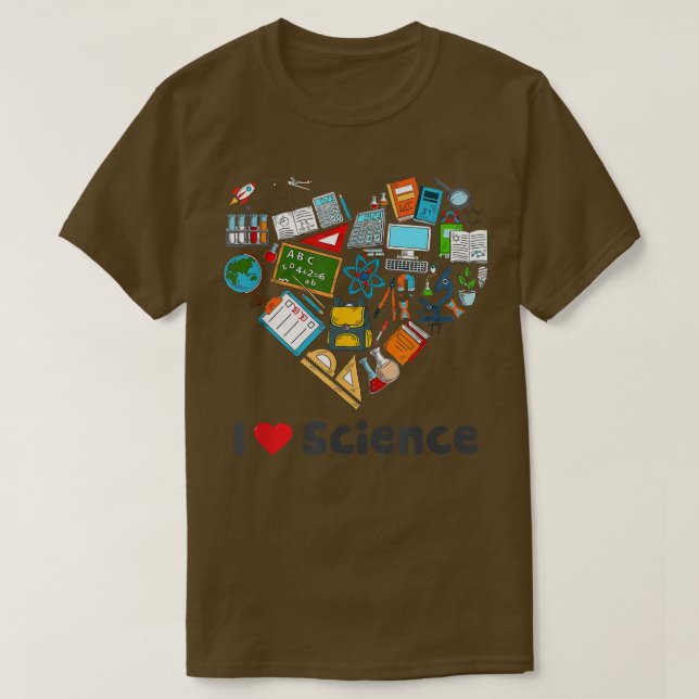 Camiseta Graciosamente me encantan los profesores de cienci (Diseño del anverso)