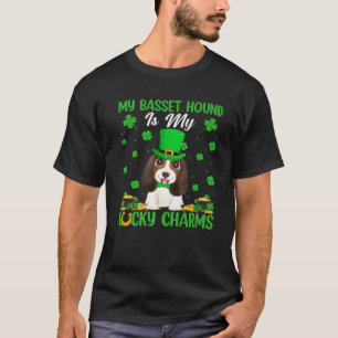 Camiseta Graciosamente, Mi Hueso De Basset Es Mi Afortunado