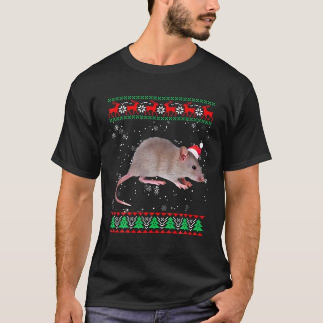 Camiseta Graciosamente sudorosa Navidad Animales Navidades  (Anverso)