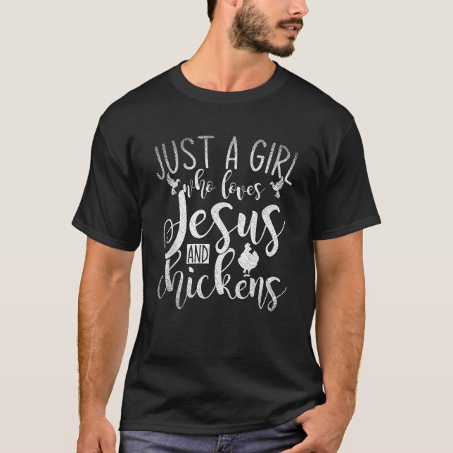 Camiseta Graciosas agricultoras cristianas Chicas cultivan  (Anverso)