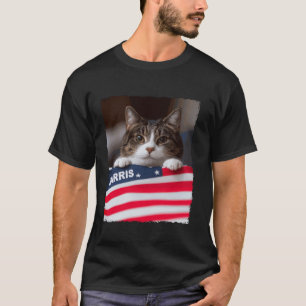 Camiseta Graciosas Chicas De Gato Sin Hijos Para La Camiset