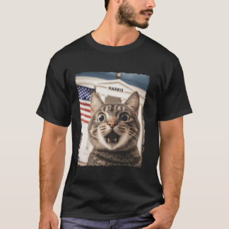 Camiseta Graciosas Chicas De Gato Sin Hijos Para La Camiset