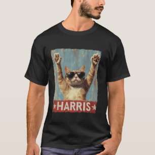 Camiseta Graciosas Chicas De Gato Sin Hijos Para La Camiset
