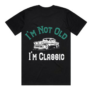 Camiseta graciosas citas del humor clásico del coche de Vin