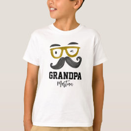 Camiseta Graciosas Clases Amarillas Y Abuelo Personalizado