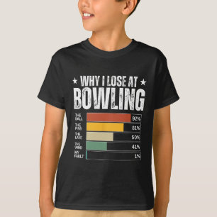 Camiseta Graciosas Excusas de Bowling
