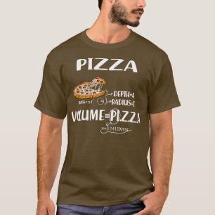 Camiseta Graciosas fórmulas matemáticas de pizza Math Teach