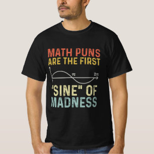 Camiseta Graciosas Matemáticas Primeramente Desde El Princ