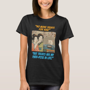 Camiseta Graciosas Mujeres De Gato Negro