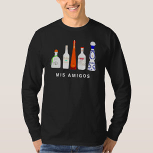 Camiseta Graciosas mujeres sarcásticas de moda miden amigos