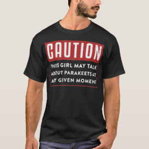 Camiseta Graciosas Parrots Mujeres Shirt Parakeet Dueth T