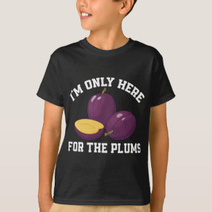 Camiseta Graciosas Plumas Enamoradas Diciendo Fruto De Plum