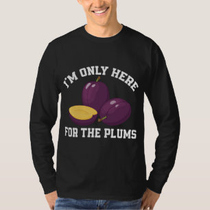 Camiseta Graciosas Plumas Enamoradas Diciendo Fruto De Plum