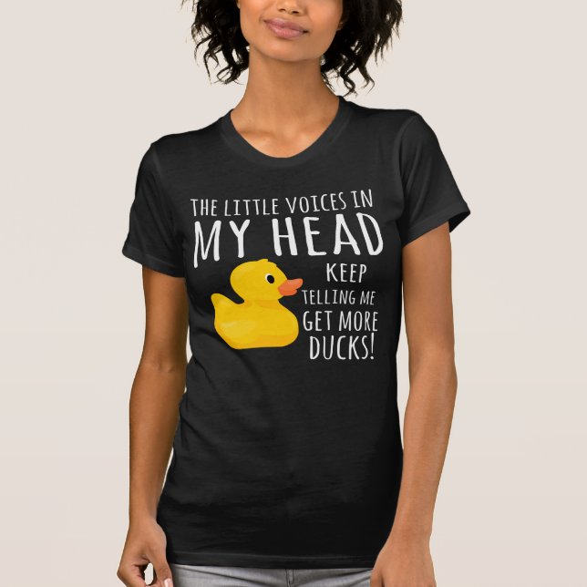 Camiseta Graciosas voces en mi cabeza (Anverso)