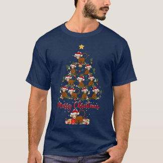 Camiseta Graciosas Xmas de Monkey Lover a la par de Santa M