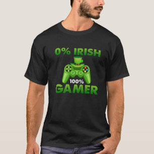 Camiseta Gracioso 0 por ciento Irlandés 100 por ciento Game