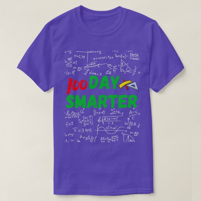 Camiseta Gracioso 100° Día de la Educación Infantil Feliz (Diseño del anverso)