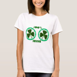 Camiseta Gracioso 100% IRLANDÉS Lady T-Shirt