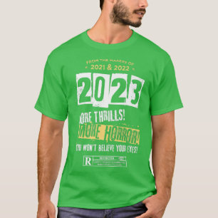 Camiseta Gracioso 2023 Feliz Año Nuevo Gran Reinicio Libert