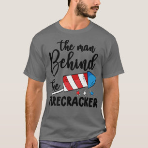 Camiseta Gracioso 4 de Julio Embarazo El hombre detrás de l
