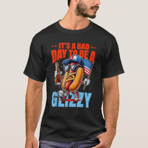 Camiseta Gracioso 4 De Julio Hotdog Caliente Glizzy Lover N