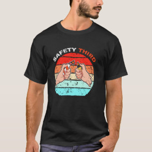 Camiseta Gracioso 4 De Julio Patriótico Bebiendo Fuegos Art