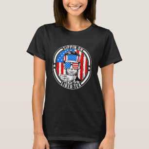 Camiseta Gracioso 4 De Julio Sippin En Liber-Tea Liberty EE