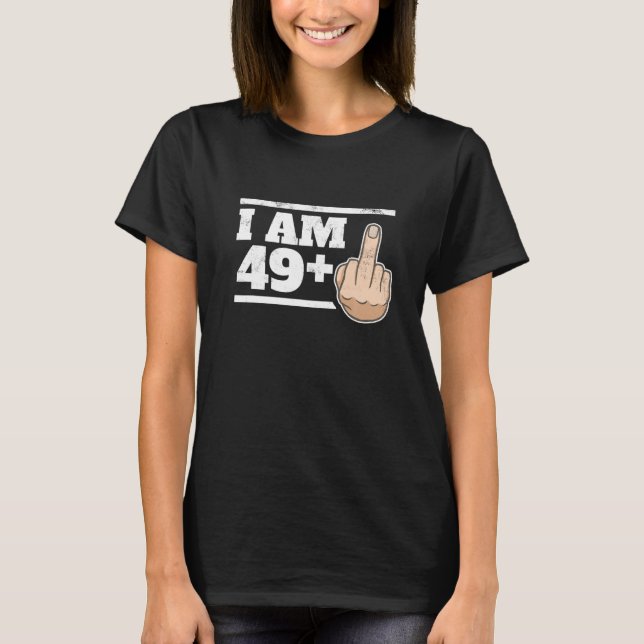 Camiseta Gracioso 50 Años Sarcástico Estoy 49 Más 1 (Anverso)