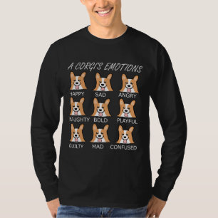 Camiseta Gracioso A Corgi X S Emociones Perro Pembroke